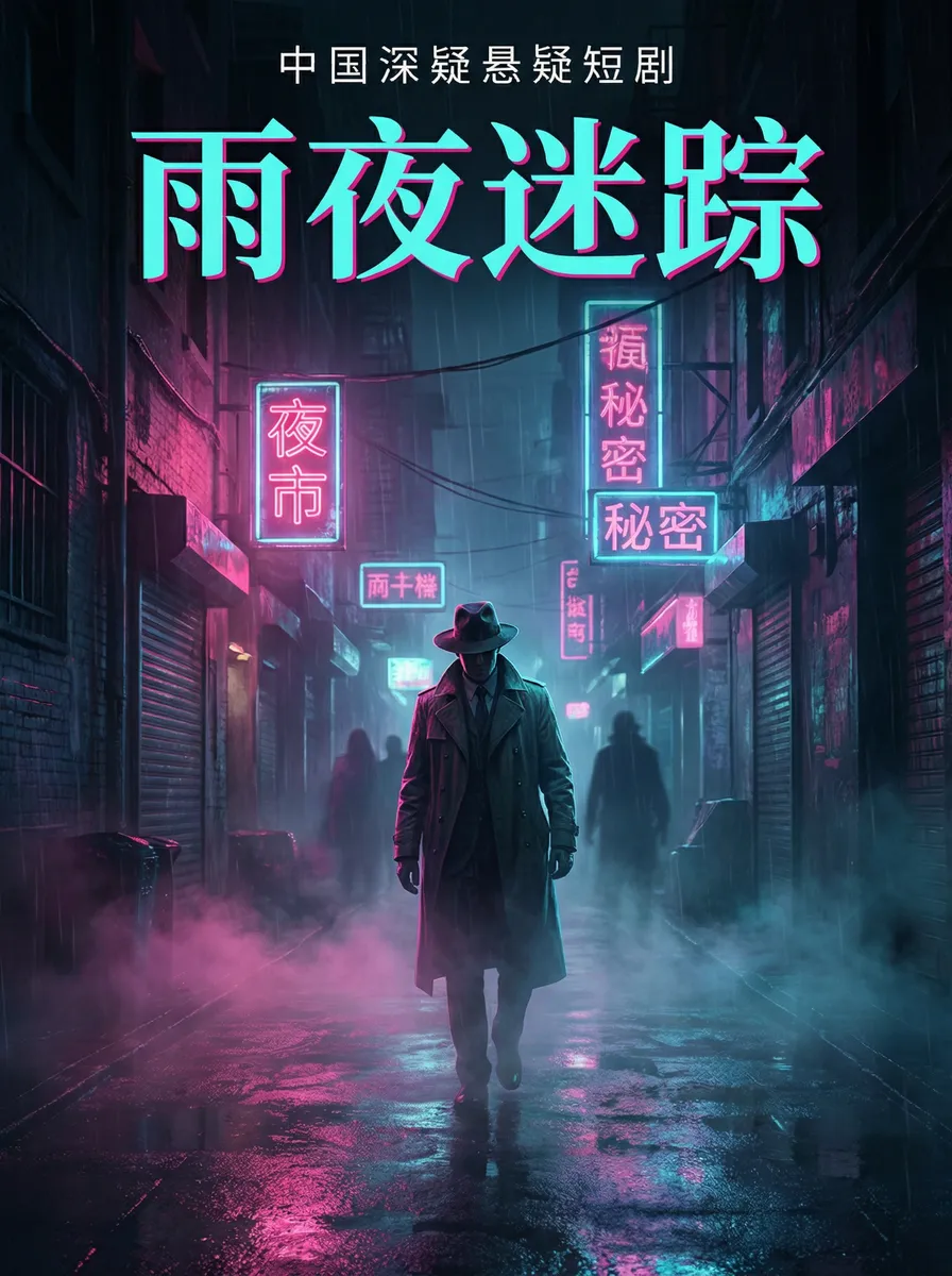 《金银胆神》金胆银胆 悬疑追踪短剧 - 雨夜迷踪海报